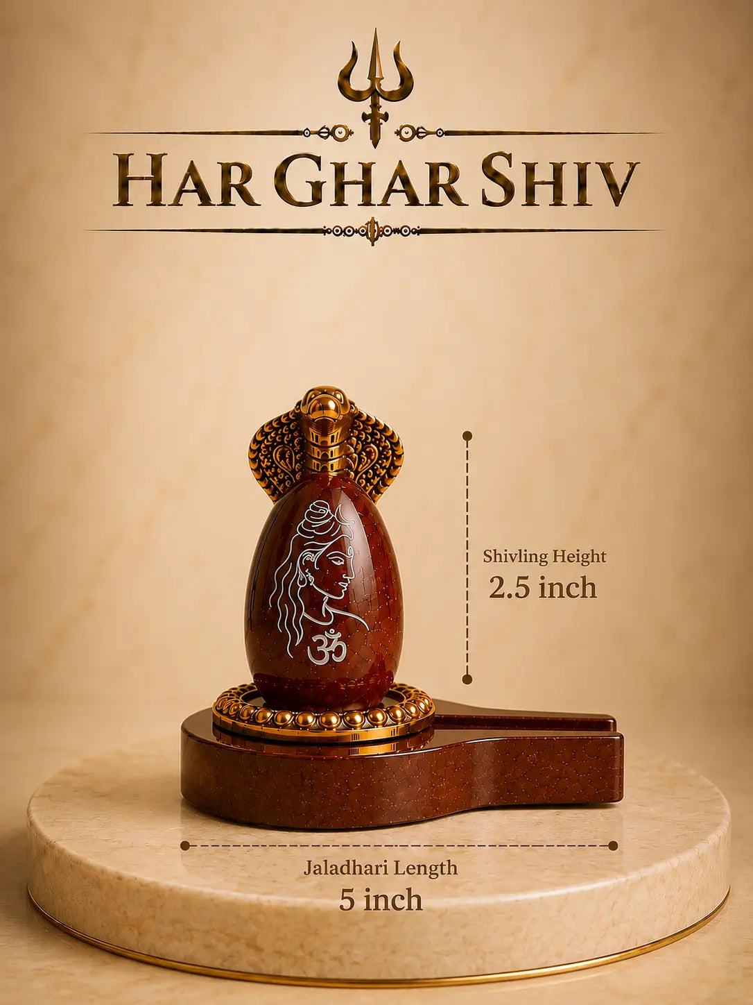 Shivroop Narmdeshwar Shivling - Full Set