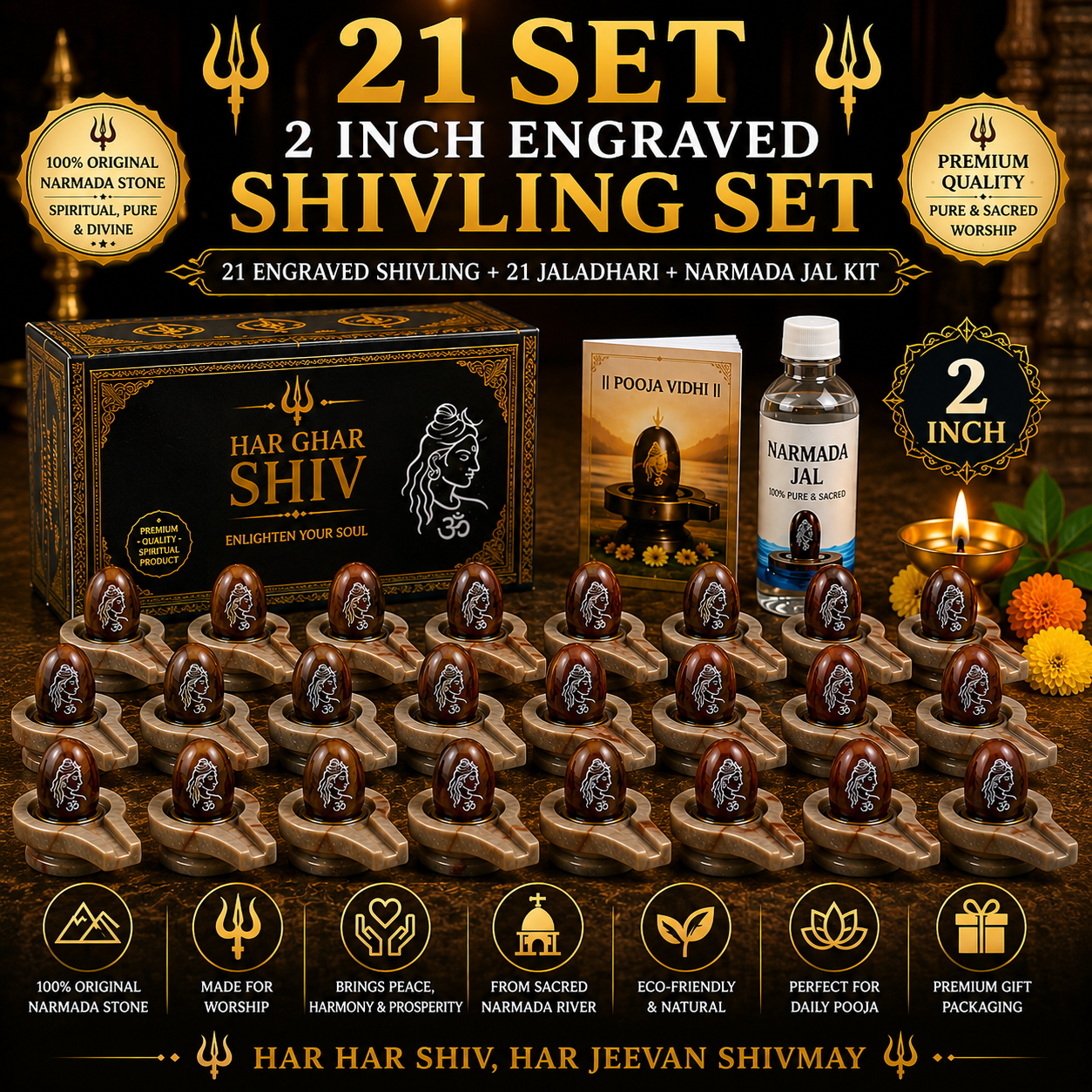 21 Shivlings for 21 Homes – Har Ghar Shiv Initiative