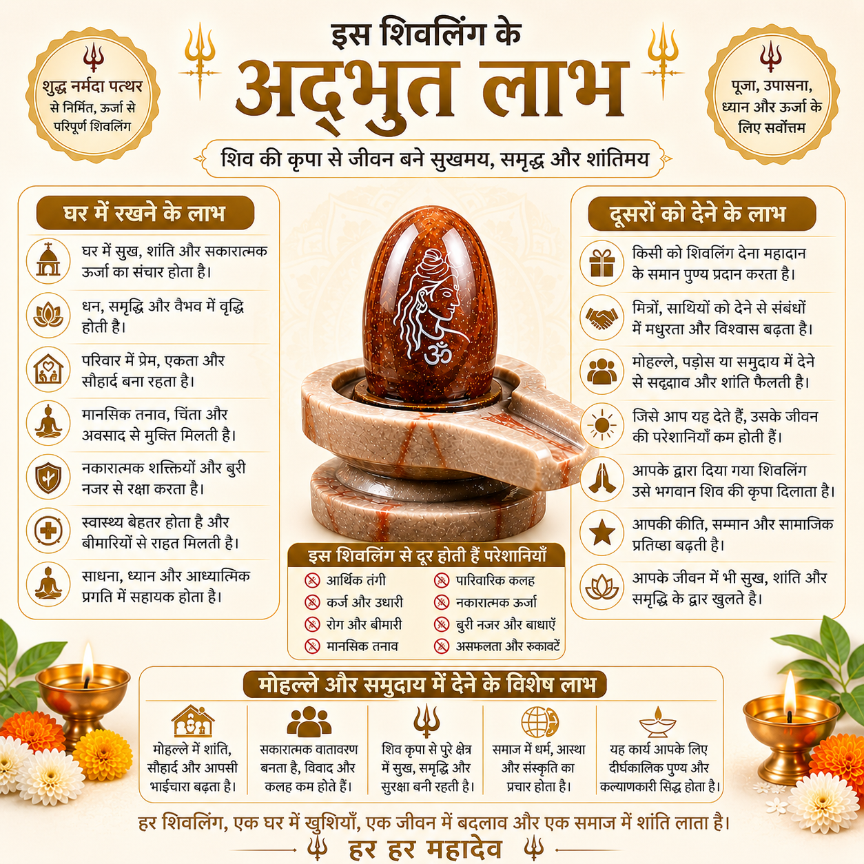 21 Shivlings for 21 Homes – Har Ghar Shiv Initiative