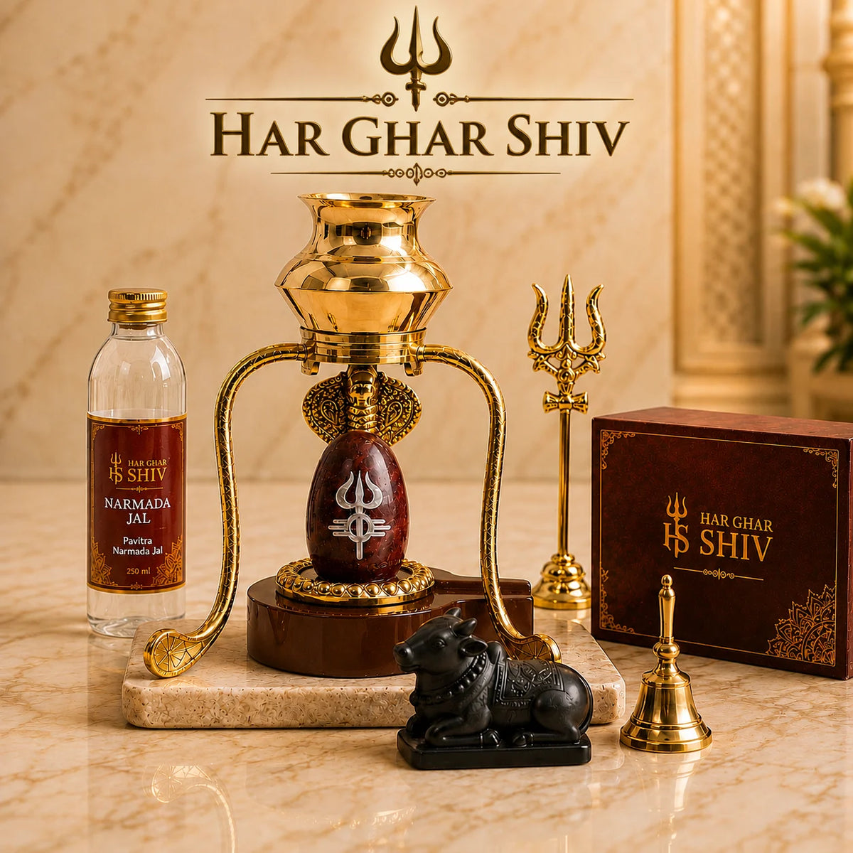 Sawan Special Narmdeshwar Shivling Complete Full Set – additional product photo