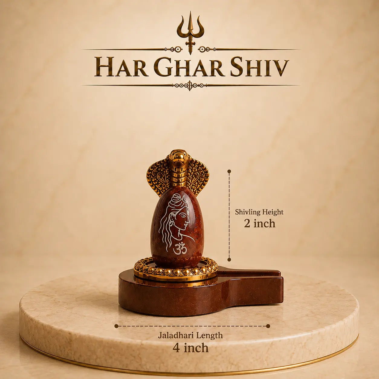 Shivroop Narmdeshwar Shivling - Full Set