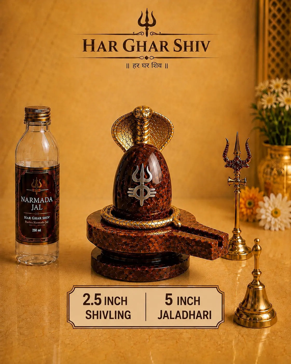 Sawan Special Narmdeshwar Shivling Complete Full Set – additional product photo