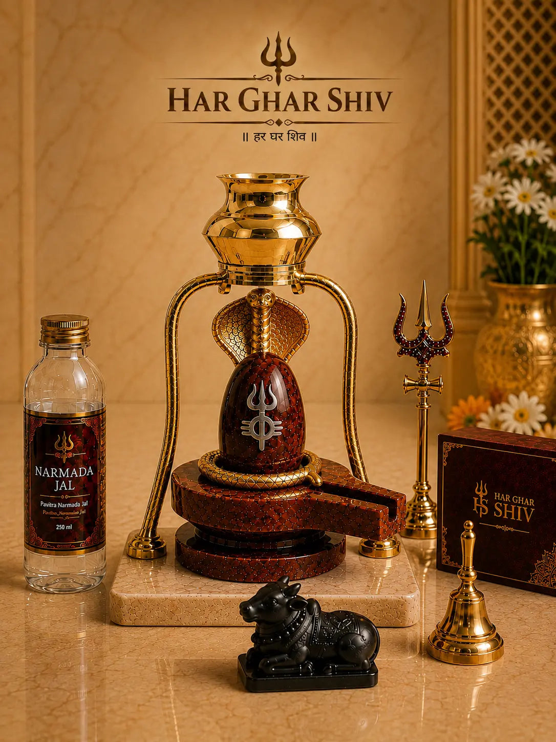 Sawan Special Narmdeshwar Shivling Complete Full Set – additional product photo
