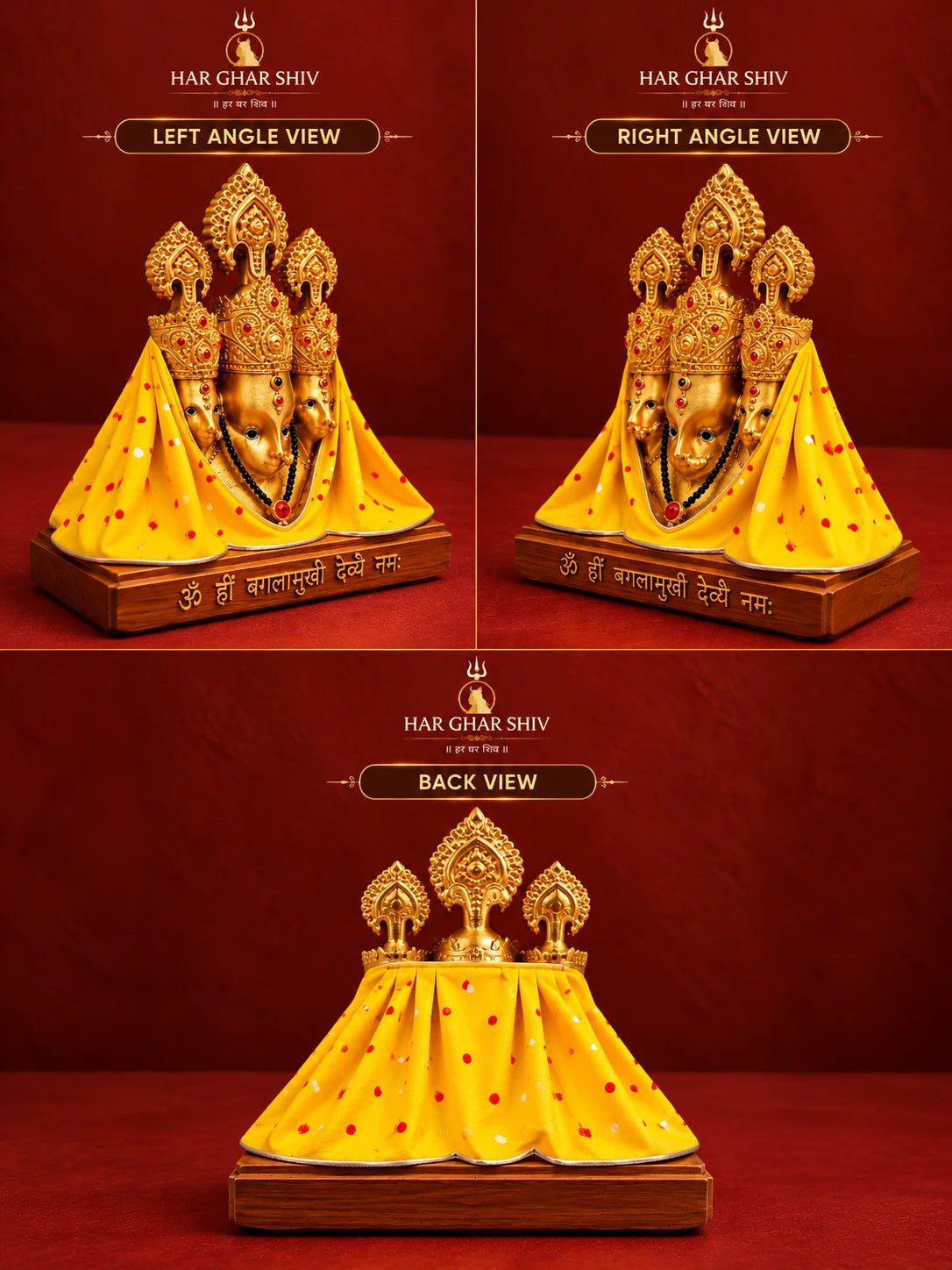 Bagalamukhi Mata Idol – Nalkheda Swaroop | Maa Pitambara Devi